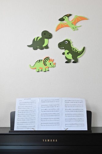 Dinosaurier wanddeko - dinosaurier,
