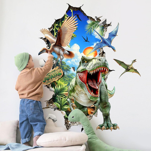 Wandtattoo dinosaurier - wandtattoo, 3d