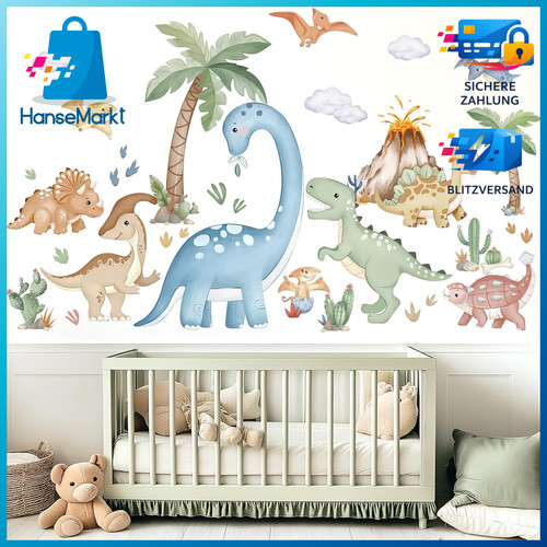 Wandtattoo dinosaurier xxl - wandtattoo,