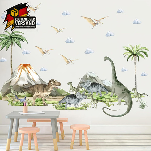 Dino wandtattoo kinderzimmer - dino,
