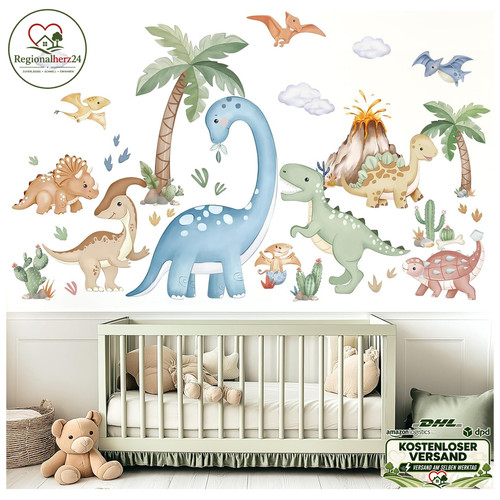 Wandtattoo dinosaurier xxl - wandtattoo,