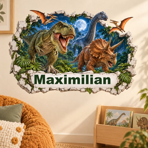 Dinosaurier wandtattoo mit - wandtattoo,