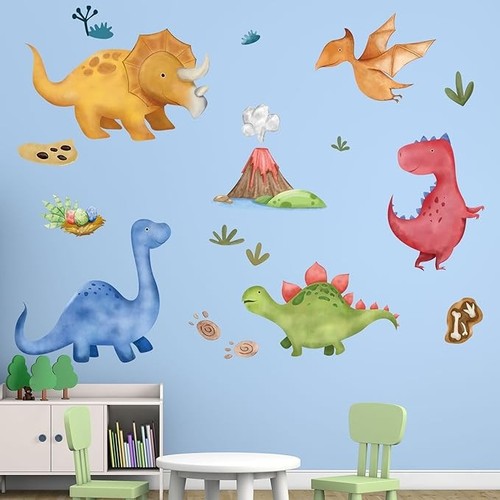 Wandtattoo dinosaurier 2er - wandtattoo, 2x