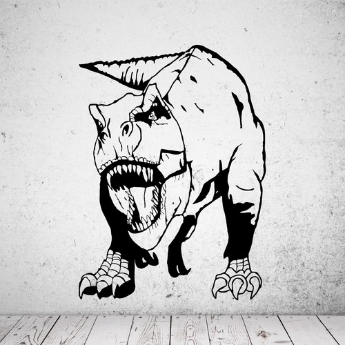 Wandtattoo dinosaurier rex - wandtattoo,